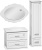 Тумба под раковину Edelform Mero 80 белая