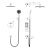 Душевая система Wonzon & Woghand Stick WW-88929010-RG с термостатом
