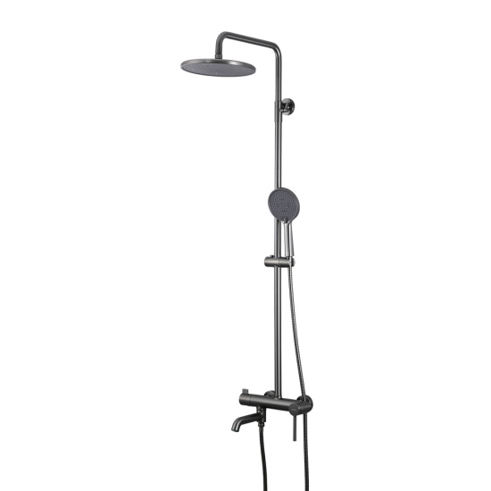 Душевая стойка Gappo G2406-9, оружейная сталь