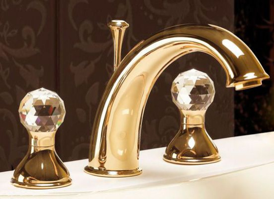 Смеситель для раковины Webert Karenina KA750101010 золото
