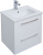 Тумба под раковину Dreja Gio 60 белый глянец, подвесная, 2 ящика