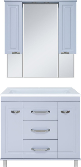 Зеркало Misty Терра 90 серое