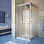 Душевой уголок GuteWetter Practic Square GK-433 85x85 см стекло бесцветное, профиль матовый хром