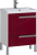 Тумба под раковину Aquanet Тиволи 60 бордо
