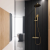 Душевая стойка Clever Up! Urban 61959 с термостатом, брашированное золото