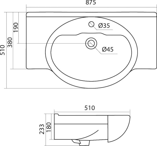 Тумба с раковиной Comforty Сочи 85 напольная