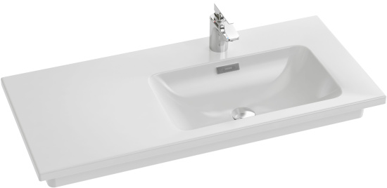 Мебель для ванной Jacob Delafon Madeleine 100 R черный блестящий