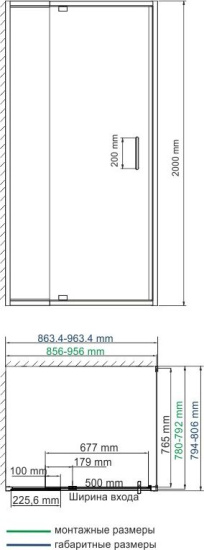 Душевой уголок Wasserkraft Berkel 48P20 90x80 см