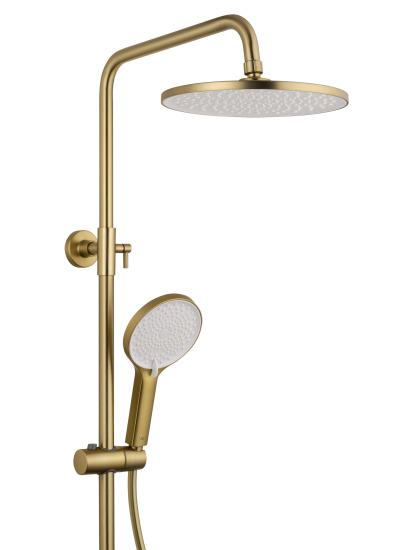 Душевая стойка Wonzon & Woghand The One WW-B3094-BG с термостатом