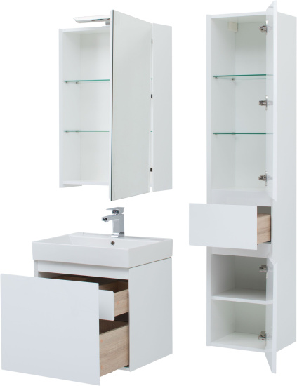 Мебель для ванной Aquanet Йорк 60 белая