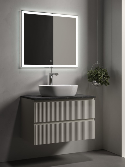 Тумба с раковиной Sancos Snob R 70 Beige Soft SNR70CE, подвесная