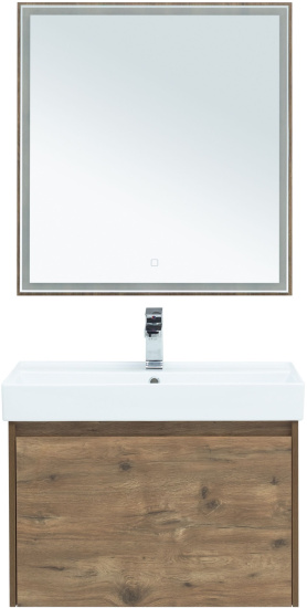 Зеркало Aquanet Nova Lite 75 дуб рустикальный