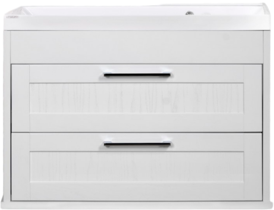 Тумба с раковиной ValenHouse Эйвори 80 подвесная, белая