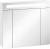 Зеркало-шкаф Edelform Glass 80 с подсветкой