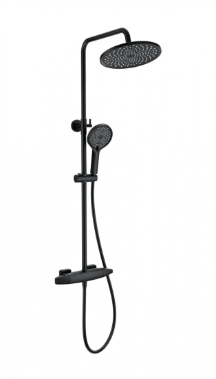 Душевая стойка Wonzon & Woghand Neo WW-B3035-A1-MB с термостатом