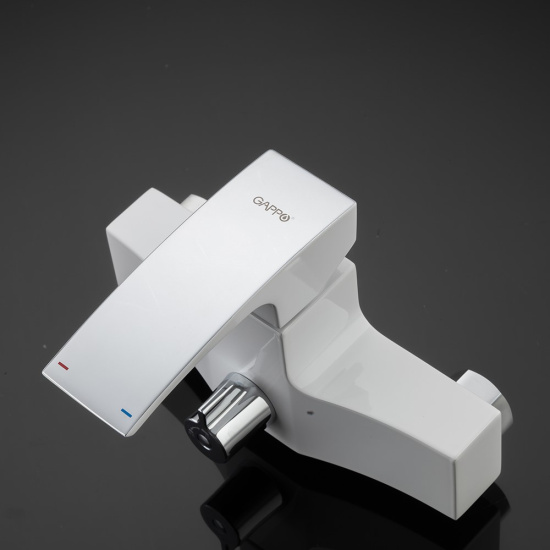 Смеситель для ванны Gappo G2207-7, белый