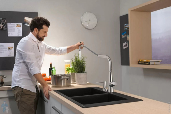 Смеситель для кухни Hansgrohe Talis Select M51 72823000 хром