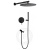 Душевая система Filarete Roun FL1020BL, черный Душевая система Filarete Roun FL1020BL, черный