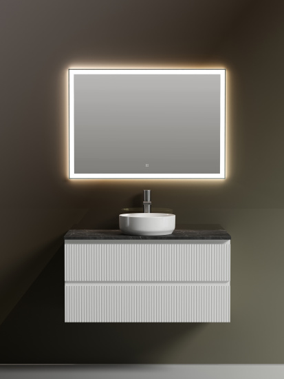 Тумба с раковиной Sancos Snob T 100 Bianco SNT100W, подвесная