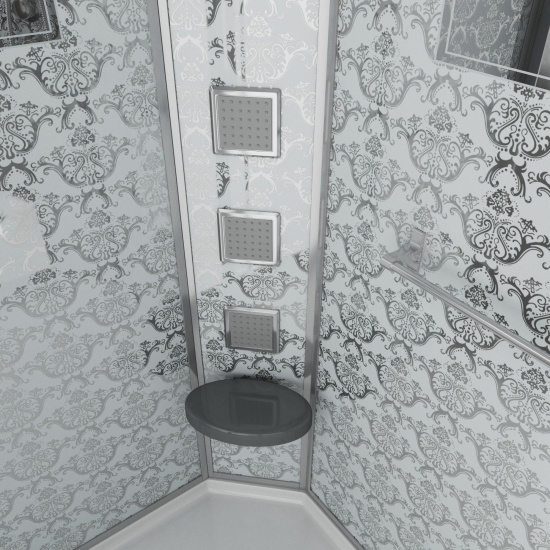 Душевая кабина Niagara Lux NG-7711WR хром, металлик