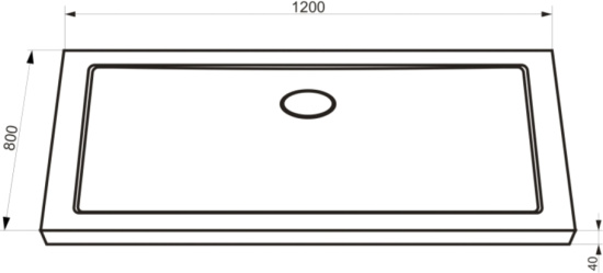 Поддон для душа Bravat Type-S1 P1812A