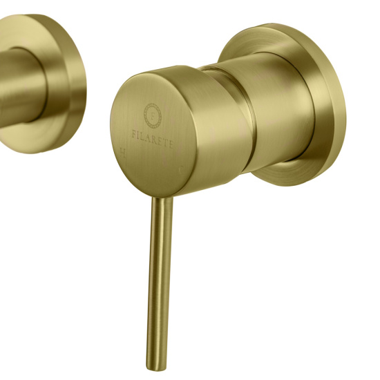 Смеситель для раковиный Filarete Roun FL4020MG, матовое золото