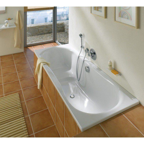 Стальная ванна Kaldewei Vaio Set Star 955 с отвертиями под ручки с покрытием Anti-Slip