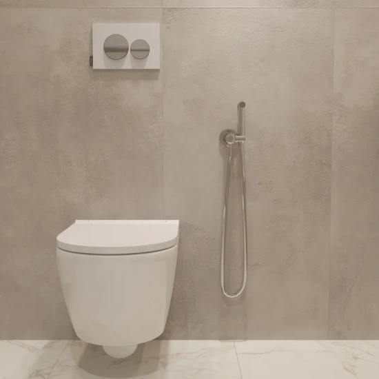 Гигиенический душ Teska Pulito BTK 6800 со смесителем, хром