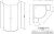 Душевой уголок Radaway Torrenta PDD/E 100x80 прозрачное стекло