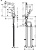 Смеситель для кухни Hansgrohe Metris M71 73828000 хром