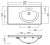 Раковина Hatria Susan DX 95 см, R Раковина Hatria Susan DX 95 см, R