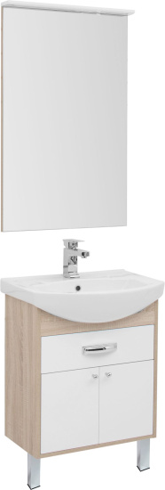 Мебель для ванной Aquanet Грейс 60 1 ящик, 2 фасада, дуб сонома
