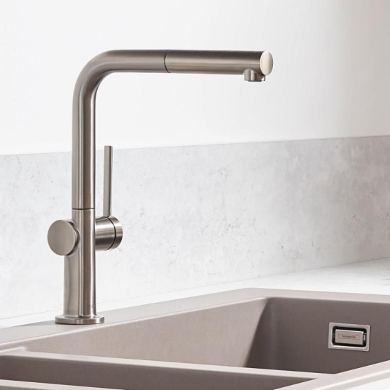 Смеситель для кухни Hansgrohe Talis M54 72809800, сталь