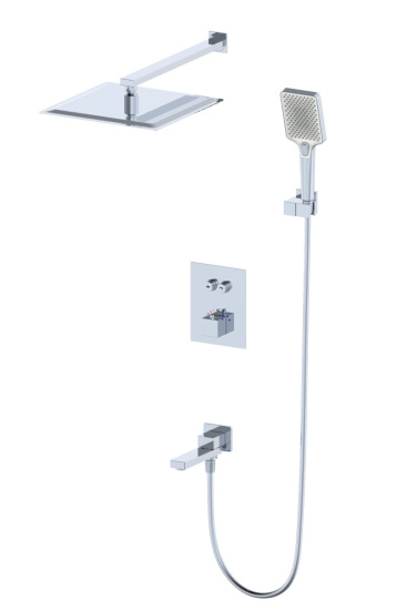 Душевая система Wonzon & Woghand WW-88929003-CR с термостатом