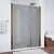 Душевая дверь в нишу Vegas Glass EP-F-2 145 05 07 L, профиль бронза, стекло графит