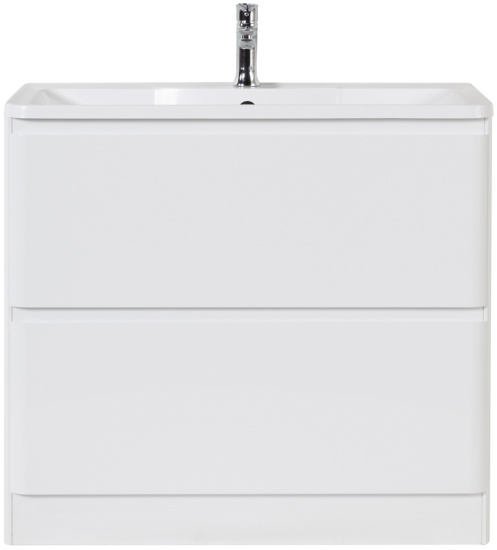 Тумба с раковиной BelBagno Albano 80 напольная, bianco lucido