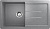 Мойка кухонная Ulgran U-507-342 графитовая