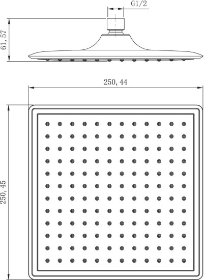 Душевая система Lemark LM4528C + LM8073C + LM8036C +LM8030C + LM8085C