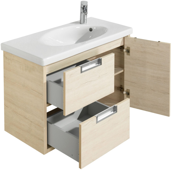 Тумба с раковиной Roca Etna 80 дуб верона