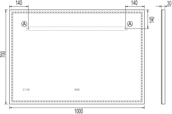 Мебель для ванной Vigo Plaza 100