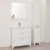 Мебель для ванной Aquaton Леон 80Н дуб белый Мебель для ванной Aquaton Леон 80Н дуб белый