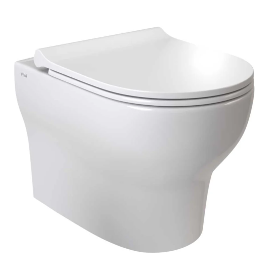 Инсталляция Vitra Zentrum Round 9879B003-7200 подвесной унитаз + кнопка