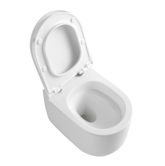 Унитаз подвесной Boheme Flow 969-SET-W с сидением