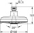 Верхний душ Grohe Rainshower Cosmopolitan 160 27134000 Верхний душ Grohe Rainshower Cosmopolitan 160 27134000