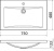 Мебельная раковина 1MarKa Анита 75