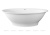 Ванна из искусственного камня Aquanet Entice V1 190x90 см. матовая