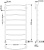 Полотенцесушитель водяной Secado Милан 1 50x100