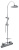 Душевая стойка Webert Rimini RI870105015, хром Душевая стойка Webert Rimini RI870105015, хром
