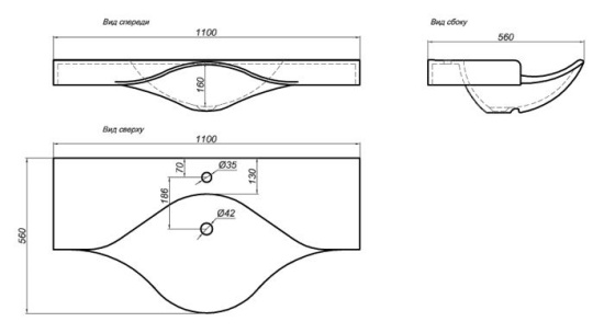 Мебель для ванной Aqwella 5 stars Бродвей черный