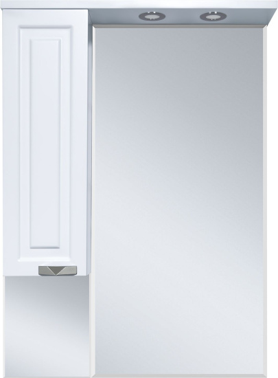 Зеркало Misty Терра 70 L белое